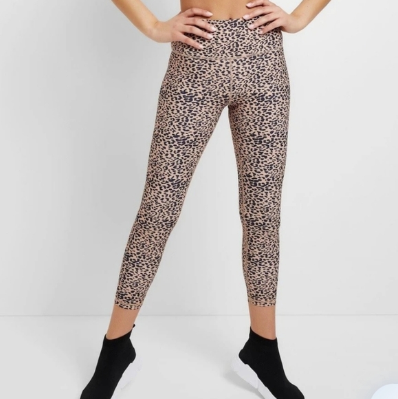All Fenix Cheetah Camel Sandy 7/8 Leggings New With Tags - Picture 2 of 15